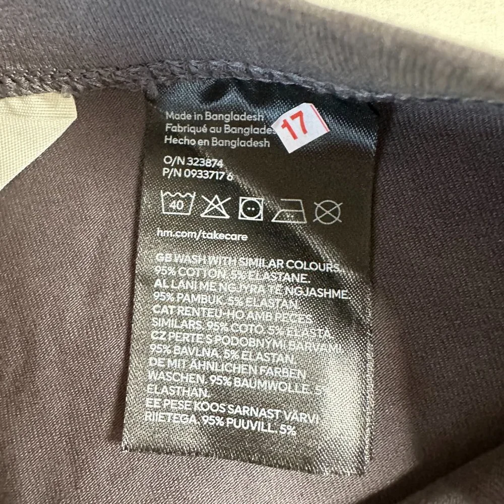 H&M Grey Leggings Girls Size 7